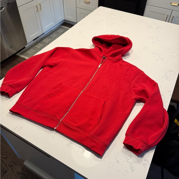 Other - Men’s Basic red full zip hoodie NWOT